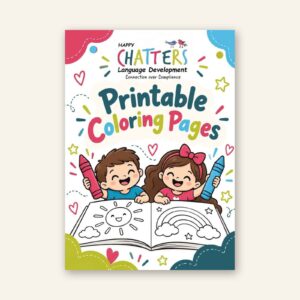 happy chatters colouring book